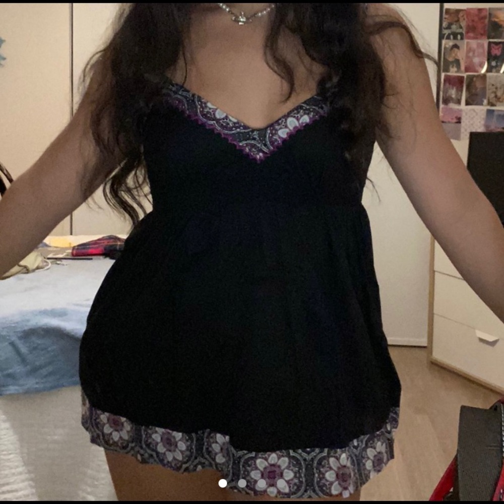 NWOT superr cute and y2k rampage baby doll top!!